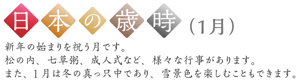 日本の歳時（1月）