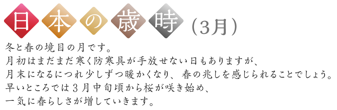 日本の歳時（3月）